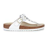 Birkenstock Gizeh Flowers 1026735 Kadın Terlik Beyaz