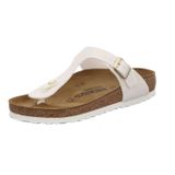 Birkenstock Gizeh Kadın Terlik-Beyaz-36