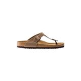 Birkenstock Gizeh Leoi 943811 Kahverengi Terlik
