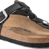 Birkenstock Gizeh Leoi Braided Parmakarası Siyah Kadın Terlik 38