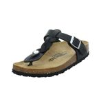 BIRKENSTOCK Kadın parmak arası terlik, Siyah, 40 EU
