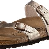 BIRKENSTOCK Kadın Passe-pouces Mayari Birko-Flor Graceful boz kahverengi sandalet, Kahverengi, 41 EU