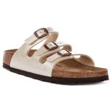 Birkenstock Kadın terliği Florida Birko-Flor Graceful dar, Beyaz, 40 EU