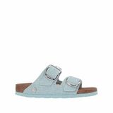 BIRKENSTOCK Kadınlar için terlik, yeşil, Yeşil., 37 EU Schmal