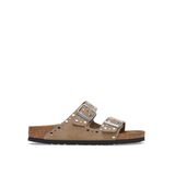 Birkenstock Kahverengi Kadın Deri Terlik ARIZONA VL RIVET