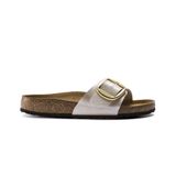 Birkenstock Madrid Big Buckle Kadın Terlik-Beyaz-38
