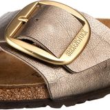 Birkenstock Madrid Big Buckle Kadın Terlik-Gri-37