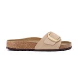 Birkenstock Madrid Big Buckle Lenb 1024140 Kadın Terlik Bej