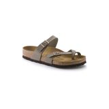 Birkenstock MAYARI BF NU Terlik BRK071071 Nubuk Taş Rengi-36