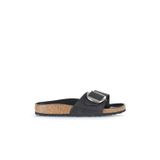 Birkenstock Siyah Bırkenstock Madrid Big Buckle Kadın Terlik