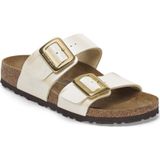 Birkenstock Sydney Cushion Buckle Bf Graceful Çift Toka Beyaz Kadın Terlik