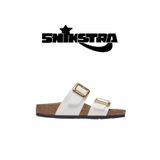 Birkenstock Sydney Cushion Buckle Bf Patent Kadın Terliği 1029438 Beyaz- Snikstra