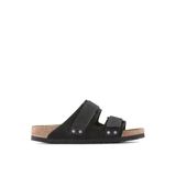 Birkenstock UJI Siyah Erkek Süet Terlik 5003147505, Siyah, 45