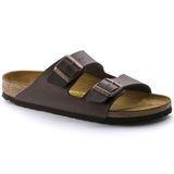BIRKENSTOCK Üniseks Arizona Birko-Flor Nubuk Deri Geniş Terlik, Kahverengi, 39 EU