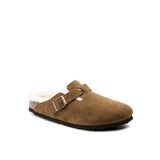 Birkenstock Vizon Erkek Süet + Yün Terlik 1001141 BOSTON FELL VL