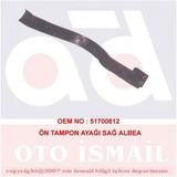 Birlik Depomix Ön Tampon Ayaği Sağ Albea - Palio 210020 - Siyah