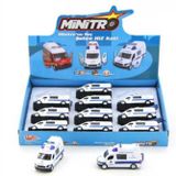 BİRLİK İŞIKLI SESLİ METAL 1/36 ÇEKBIRAK EKİP OTOSU POLİS OYUNCAK