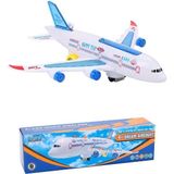 Birlik Oyuncak Airbus A380 Sesli Işıklı Hareketli Pilli Oyuncak Uçak Özellikli Plastik Model