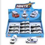 Birlik Oyuncak Birlik Işıklı Sesli Metal 1/36 Çekbırak Ekip Otosu Polis Oyuncak