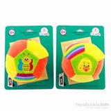 Birlik Oyuncak Çıngırak Top 2 Model 10 Cm - Renkli