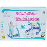 Birlik Oyuncak E0633 Aktivite Halısı 2IN1 Mavi İlk Adım Arabası
