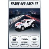 Birlik Oyuncak Mustang Spor Gt Metal Yarış Arabası 12 cm - LED Işıklı Yarış Modeli Kapıları Açılan Araba