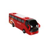 Birlik Oyuncak Sesli ve Işıklı Die Cast Çek Bırak Otobüs - Kırmızı