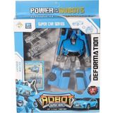 Birlik Toys HY-8877 Ddönüşebilen Kartlı Robot Araba -Birliktoys
