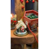 Birmiamu Yılbaşı Temalı Santa Noel Ev Mum Seti – Kokulu Dekoratif Mum & Özel Hediye Kutusu - 1 Adet