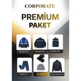Birmont Corporate Premium Paket Iş Kıyafetleri Set 5+1 Hediyeli Bondi Mont Gabardin Mont Gabardin Yelek ve 777 Pantolon (Eldiven ve Bere) Hediyeli - Lacivert - Gri - 3XL