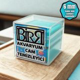 Birr Design Akvaryum Cam Temizleme Akvaryum Cam Sileceği Mıknatıslı Akvaryum Cam Temizleyici(2-6 Mm) - Türkuaz