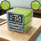 Birr Design Akvaryum Cam Temizleme Akvaryum Cam Sileceği Mıknatıslı Akvaryum Cam Temizleyici(2-6 Mm) - Yeşil