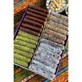 Bİrsalkım Pestİl & Köme Gümüşhane Karışık Rulo Pestil Fındık Ezmeli 750 Gram(Antep Fıstıklı-Kadayıflı-Hindistan Cevizli)