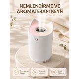 Birsence Aroma Difüzör Hava Nemlendirici Sessiz Çalışma LED Gece Lambası - Renkli