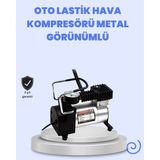 Birsence Dc 12V Metal Hava Kompresörü Araç Lastik Şişirme 35L/DK