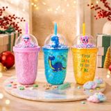 Birsence Pipetli Bardak - Figürlü Pipet - Karışık Model