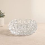 Birsence Yuvarlak Cam Küllük 12.8 cm (Diamond Kristal)