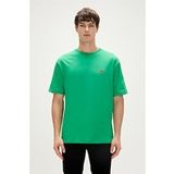 Birthday Oversize T-Shirt Yeşil Basic Erkek Tişört