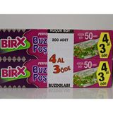 Bırx 20 x 30 cm 50'li 4 Al 3 Öde Küçük Boy 20 x 30 cm 50 'li Buzdolabı Poşeti. - 20x 30 cm