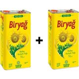 Biryağ Trakya Birlik Doğal ve Katkısız Ayçiçek Yağı 5 L x 2 Adet – Yemeklik ve Kızartmalık Kullanıma Uygun - 10 lt