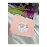 bisaccia Afiyet Olsun Etiketi Çiçekli Model 1 Pastane Cafe Yuvarlak Mat Sticker 4 Cm (40 Adet)