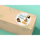Bisaccia Afiyet Olsun Etiketi Pastane Fırın Yuvarlak Mat Sticker 4 cm 33 Adet