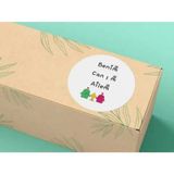 Bisaccia Benim Canım Ailem Etiketi Yuvarlak Mat Sticker My Family 4 cm (40 Adet)