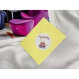Bisaccia Happy Bırthday Stıcker Pasta Etiketi Yuvarlak Mat Stıcker Doğum Günü Serisi 4 cm (40 Adet)