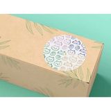 Bisaccia Kedicikler Sevimli Etiket Renkli Patili Yuvarlak Mat Sticker 4 cm (40 Adet)