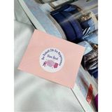 Bisaccia Pembe Size Özel Bu Paketi Ilk Siz Açıyorsunuz Etiketi Yuvarlak Mat Sticker 4 cm (100 Adet)