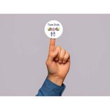 Bisaccia Team Bride Etiketi Bekarlığa Veda Daveti Mat Yuvarlak Sticker Düğün Serisi 4 cm (40 Adet)