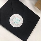 Bisaccia Thank You Yuvarlak Etiket Sticker Autocollant Mulsaq Pegatina Aufkleber 3 cm - 400 Adet