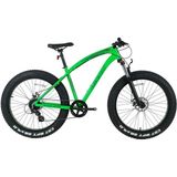 Bisan 26J Bisan Savage Ft1 Altus Fatbike Bisikleti - Neon Yeşil Gri- 46 Kadro - Yeşil - Siyah
