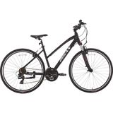 BİSAN 8200 TREKKİNG BİSİKLETİ 45 CM V 700C 21 VİTES MAT SİYAH BEYAZ PEMBE